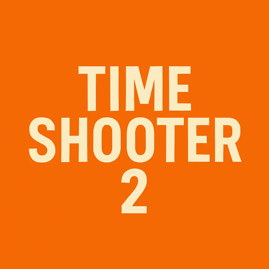 Time Shooter 2 gameplay tips and tricks visual guide, Play Now! 2025 edition showing shooter strategies and survival techniques in vivid colors.